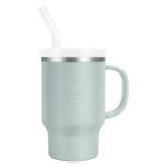 Bella's Friends Handy Mini Tumbler – Adorable 9 oz Sippy Cup for Toddlers 1-3 years old, Flexible Straw, Stainless Interior & Silicone Body, Leak‑Proof, Dishwasher Safe, Ideal for Travel or At Home