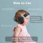 Bella's Friends Baby Ear Protection for Infants & Toddlers(3–48 Months) - Lightweight 24dB Noise Cancelling Headphones - Safe fit & Comfort Earmuffs