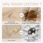 Bella's Friends Foldable Baby Play Mat for Floor, 50"x50" Vegan Leather Playpen Mat, 1.2" Extra Thick Foam, Non-Toxic, Wipe-Clean, Travel-Ready, Non-Slip Crawling Mat for Kids Toddlers&Infants