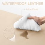 Bella's Friends Foldable Baby Play Mat for Floor, 50"x50" Vegan Leather Playpen Mat, 1.2" Extra Thick Foam, Non-Toxic, Wipe-Clean, Travel-Ready, Non-Slip Crawling Mat for Kids Toddlers&Infants