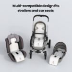 Bella's Friends Baby Stroller Cooling Pad with 2 Built-in Blower Up to 10H MAX 10000 mAh Rechargeable 3 Speed Adjustable Car Seat Liner Cooling Cushion for Toddler Outdoors Summer Baby Essentials