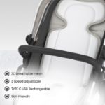 Bella's Friends Baby Stroller Cooling Pad with 2 Built-in Blower Up to 10H MAX 10000 mAh Rechargeable 3 Speed Adjustable Car Seat Liner Cooling Cushion for Toddler Outdoors Summer Baby Essentials